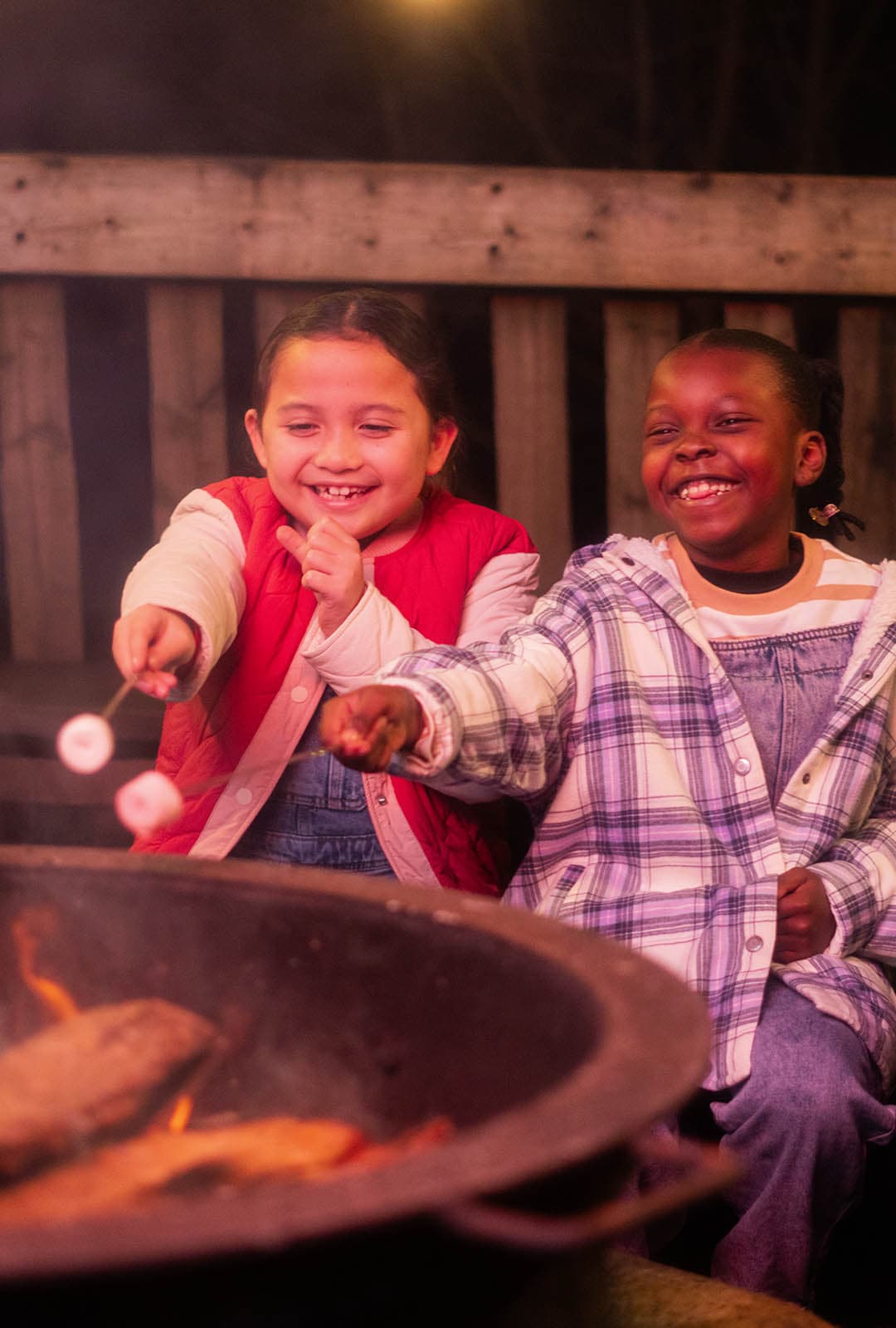 Children at Fire Pit