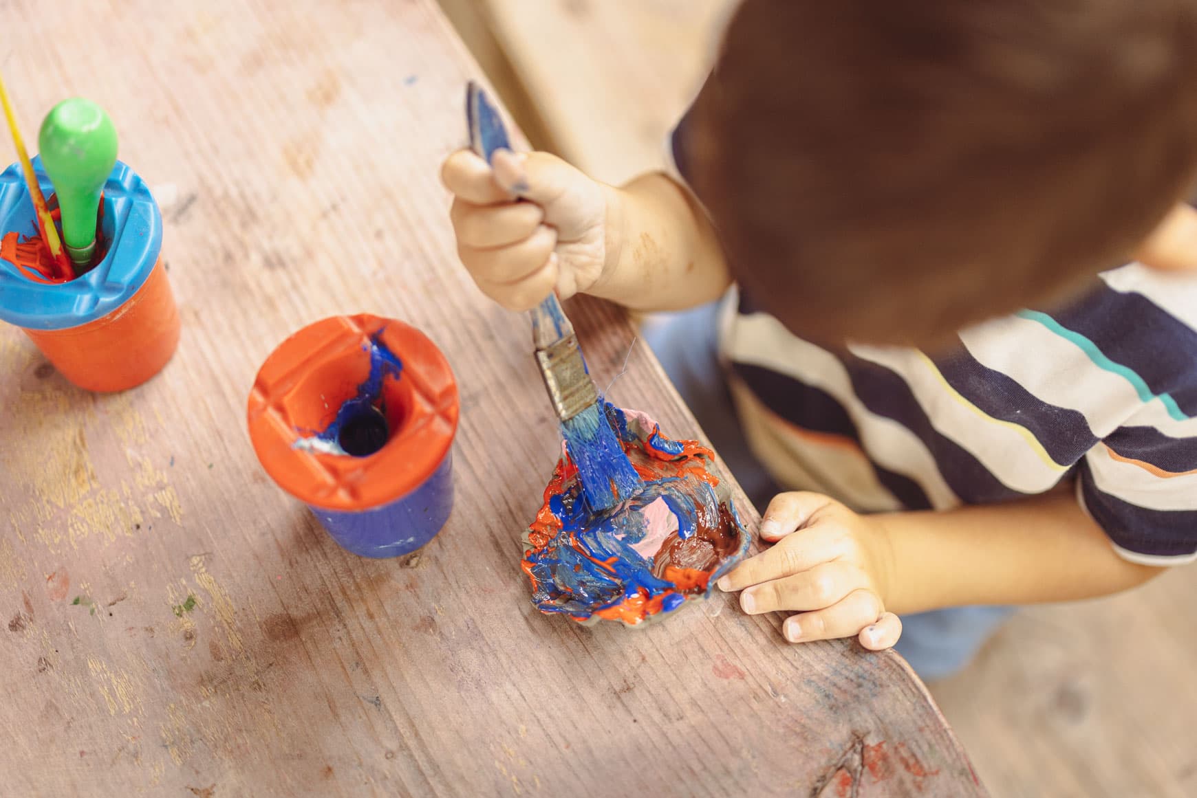 Nature Art Painting Clay