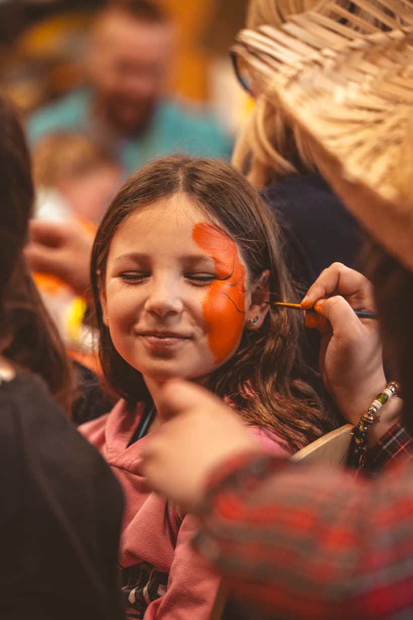 Scare School Face paint