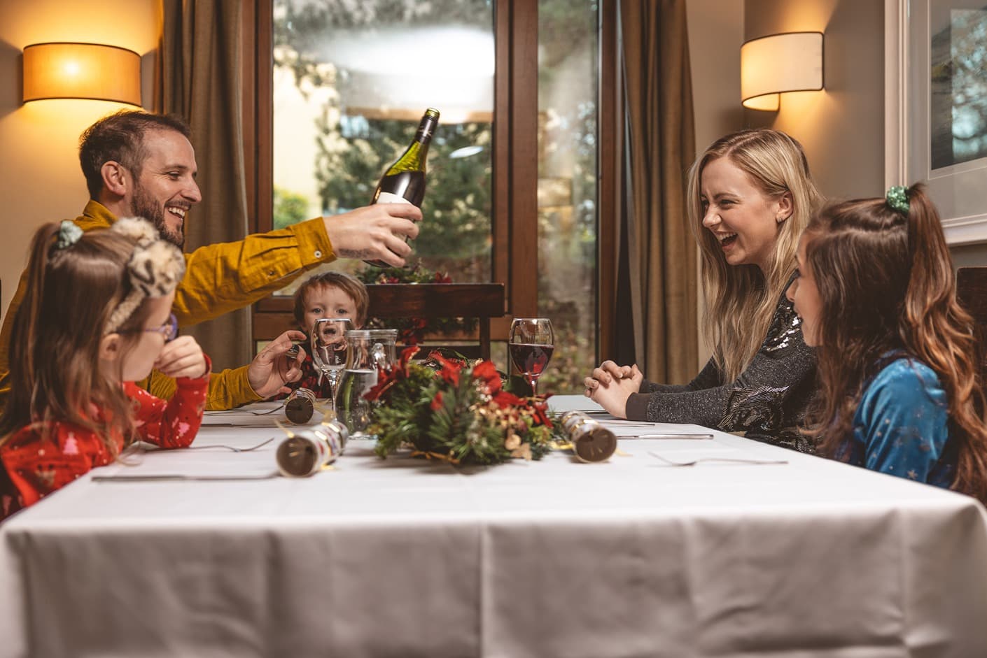 Family Festive Christmas Table