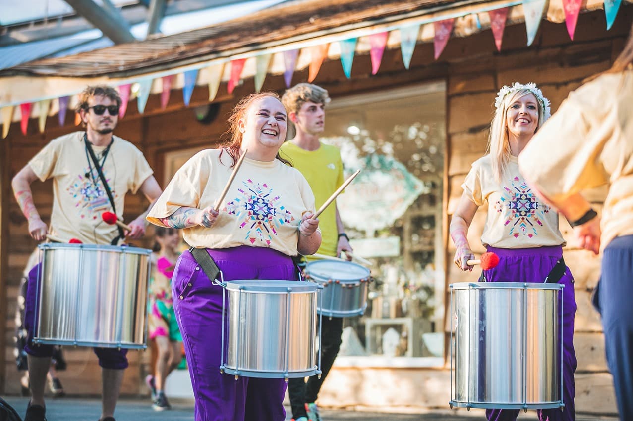 Staff Samba Drumming