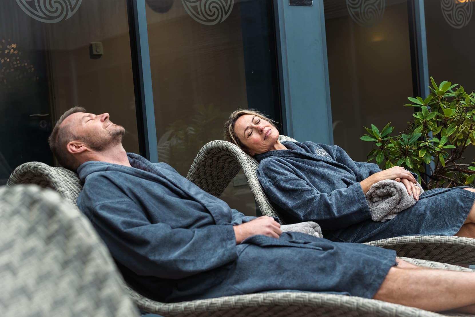 Couple Relaxing Spa