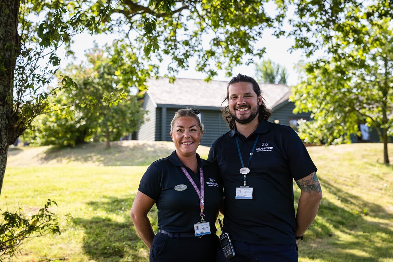 Two Guest Services Staff