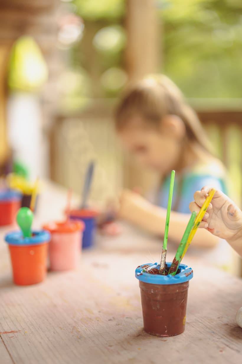 Nature Art Paint Pot