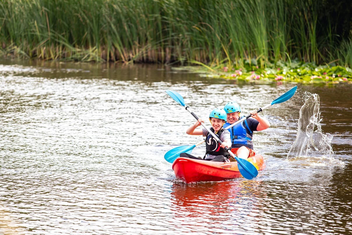 Double Kayak On Bluestone Lake