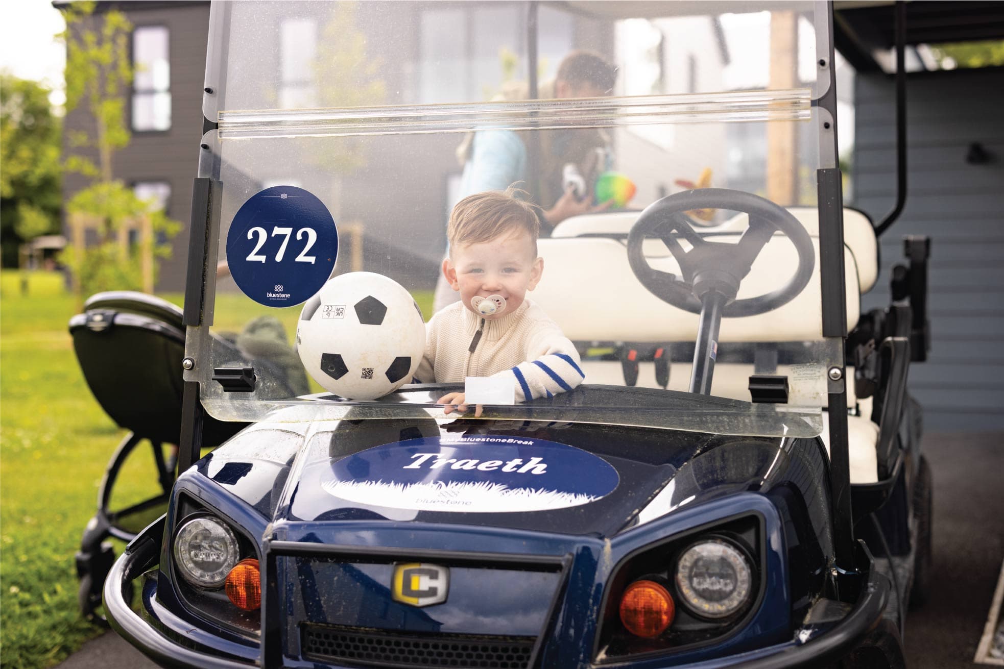 Toddler In Platinum Buggy
